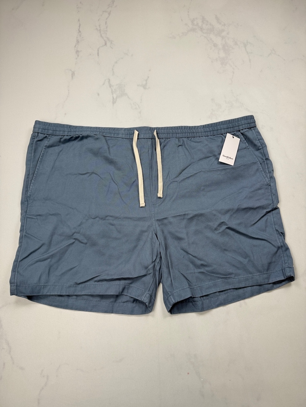 Goodfellow Shorts Athletic Shorts Blue Modern Clean Girl Mid Rise - Mens 4XL NWT
